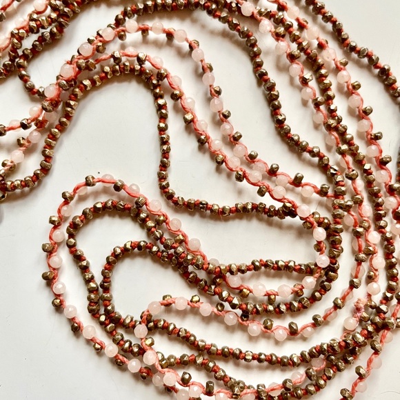 Chan Luu Jewelry - Chan Luu | Rose Quartz & Pyrite Beaded Necklace ♥ NWOT